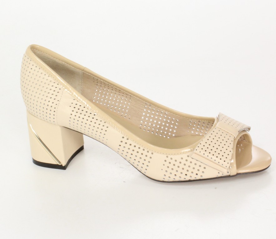 Scaviola Czółenka 3663-2 Beige