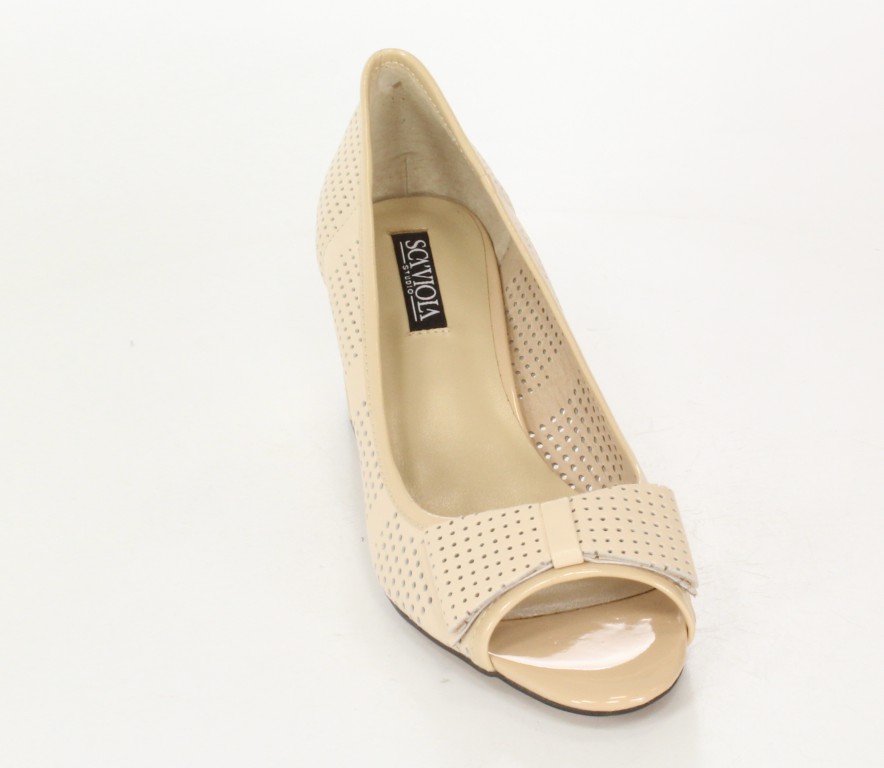 Scaviola Czółenka 3663-2 Beige