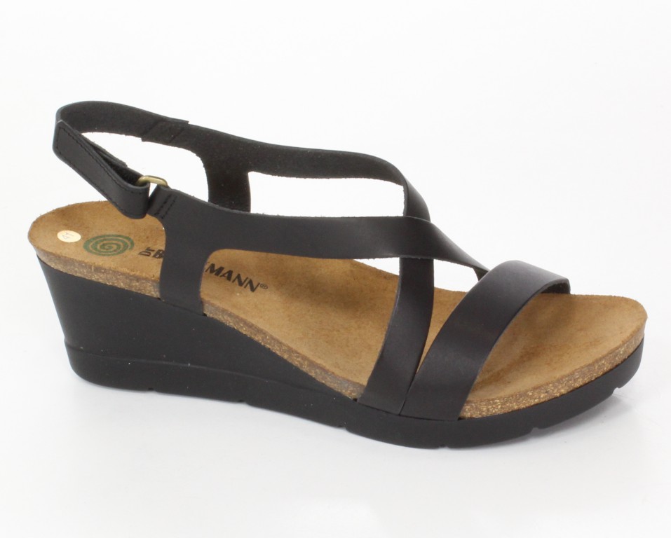 Manitu Sandały 710710 Schwarz