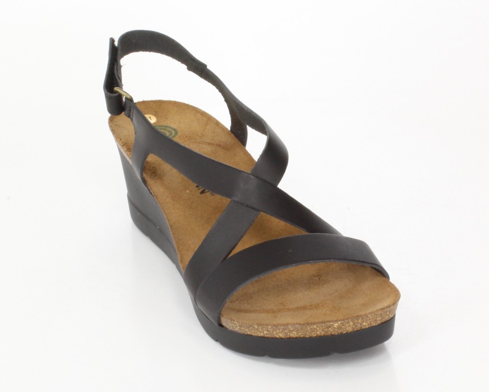 Manitu Sandały 710710 Schwarz