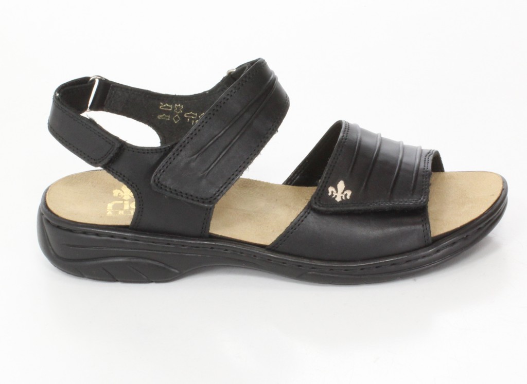 Rieker Sandały 64560-01 Black