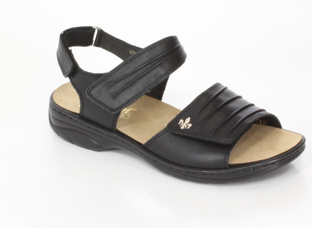Rieker Sandały 64560-01 Black