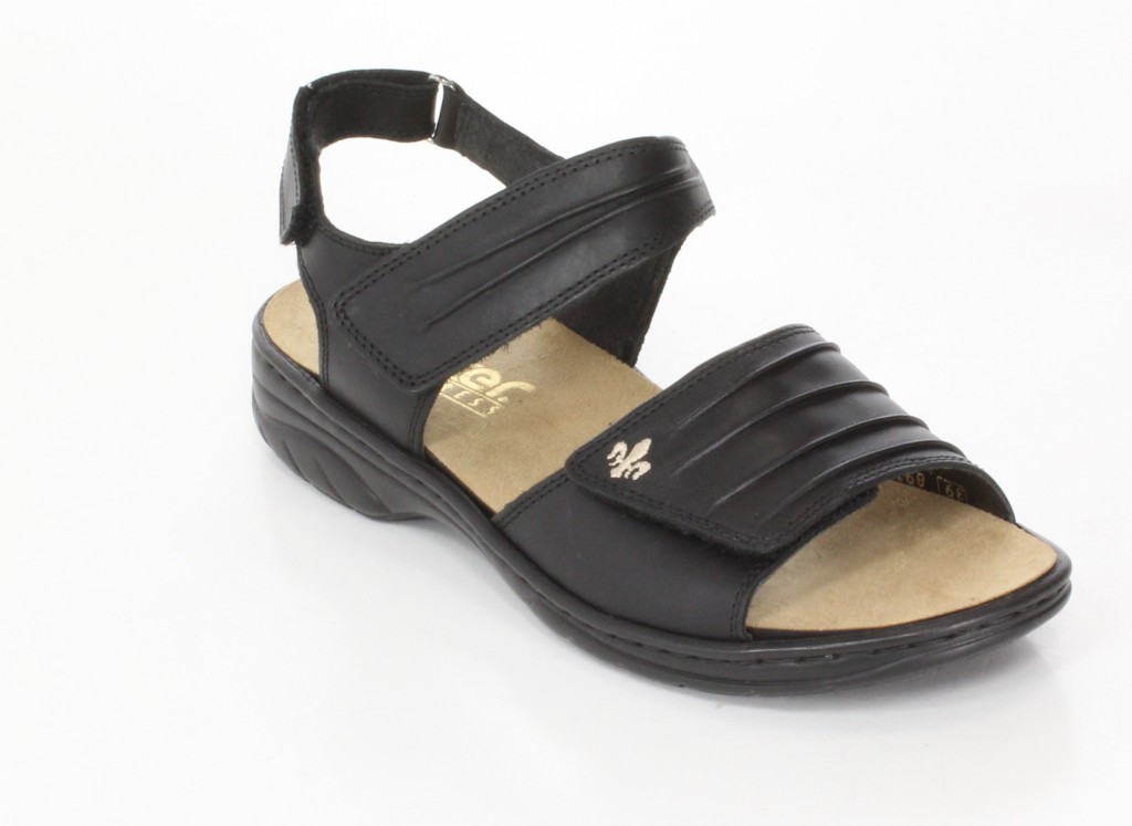 Rieker Sandały 64560-01 Black