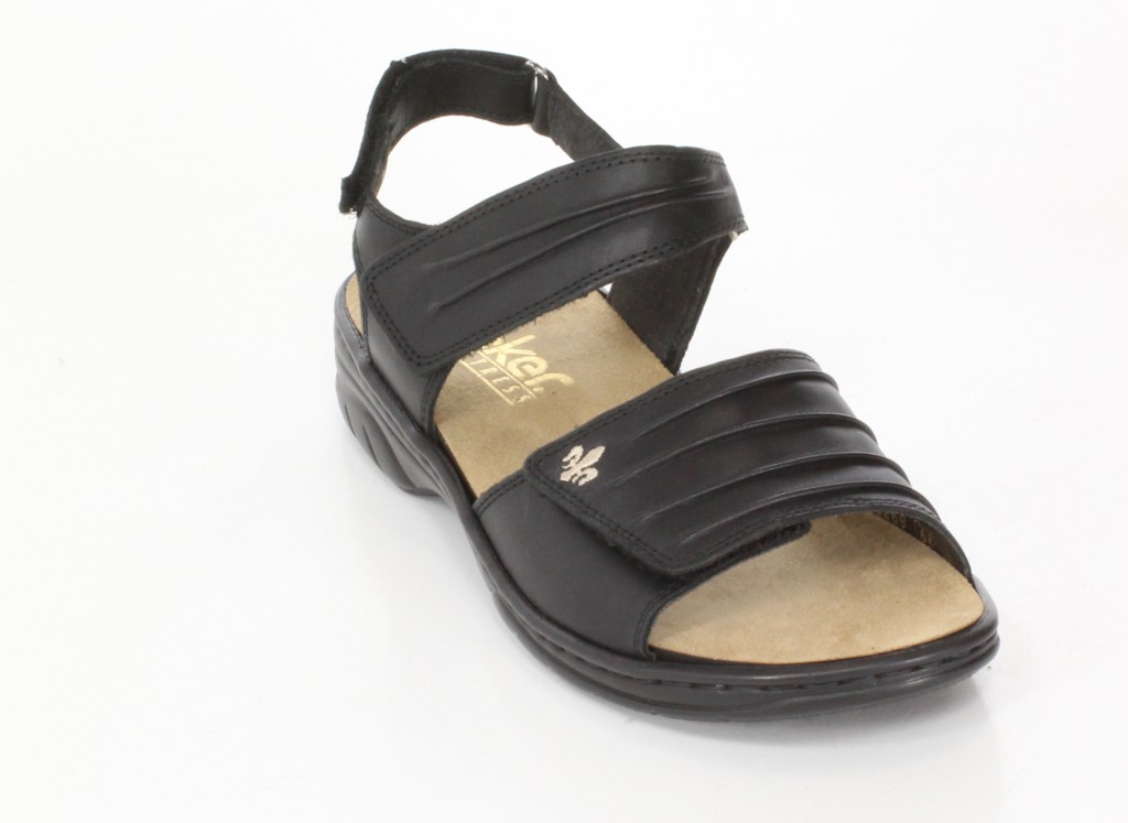 Rieker Sandały 64560-01 Black