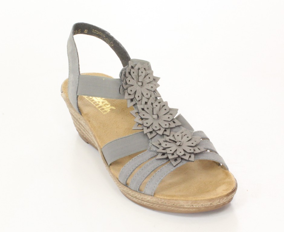 Rieker Sandały 62461-43 Grey