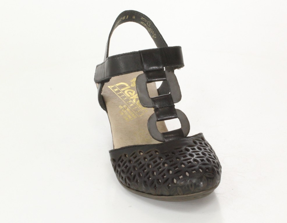 Rieker Sandały 45075-00 Black