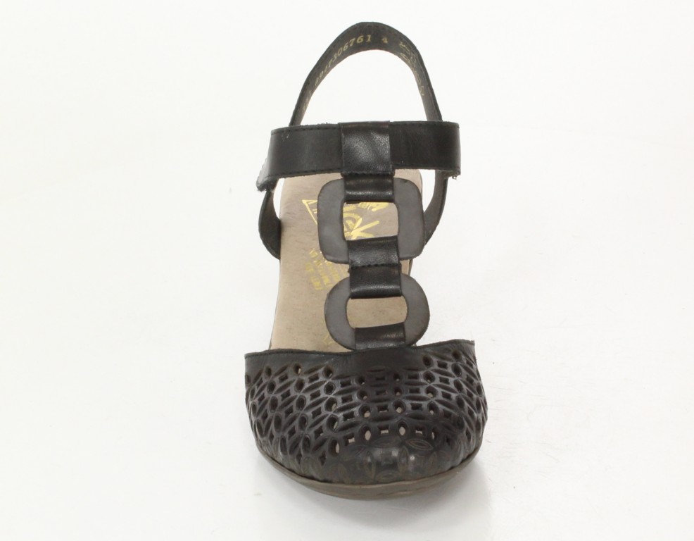Rieker Sandały 45075-00 Black