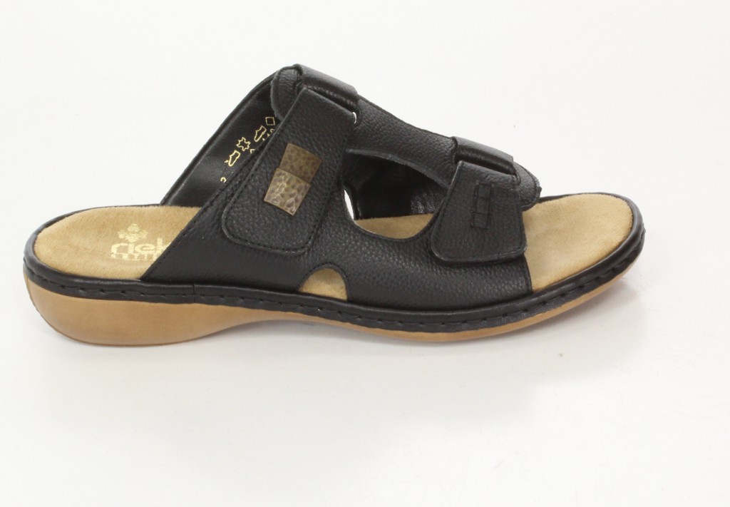 Rieker Klapki 65958/00 Black