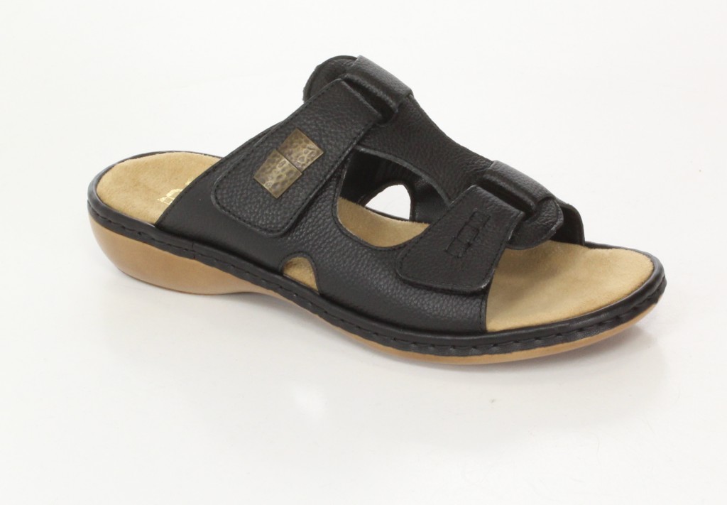 Rieker Klapki 65958/00 Black