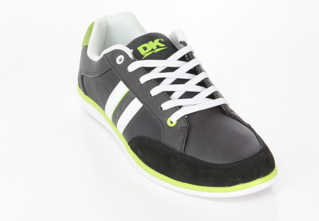 DK Półbuty 2893701 Black/White/Lemon