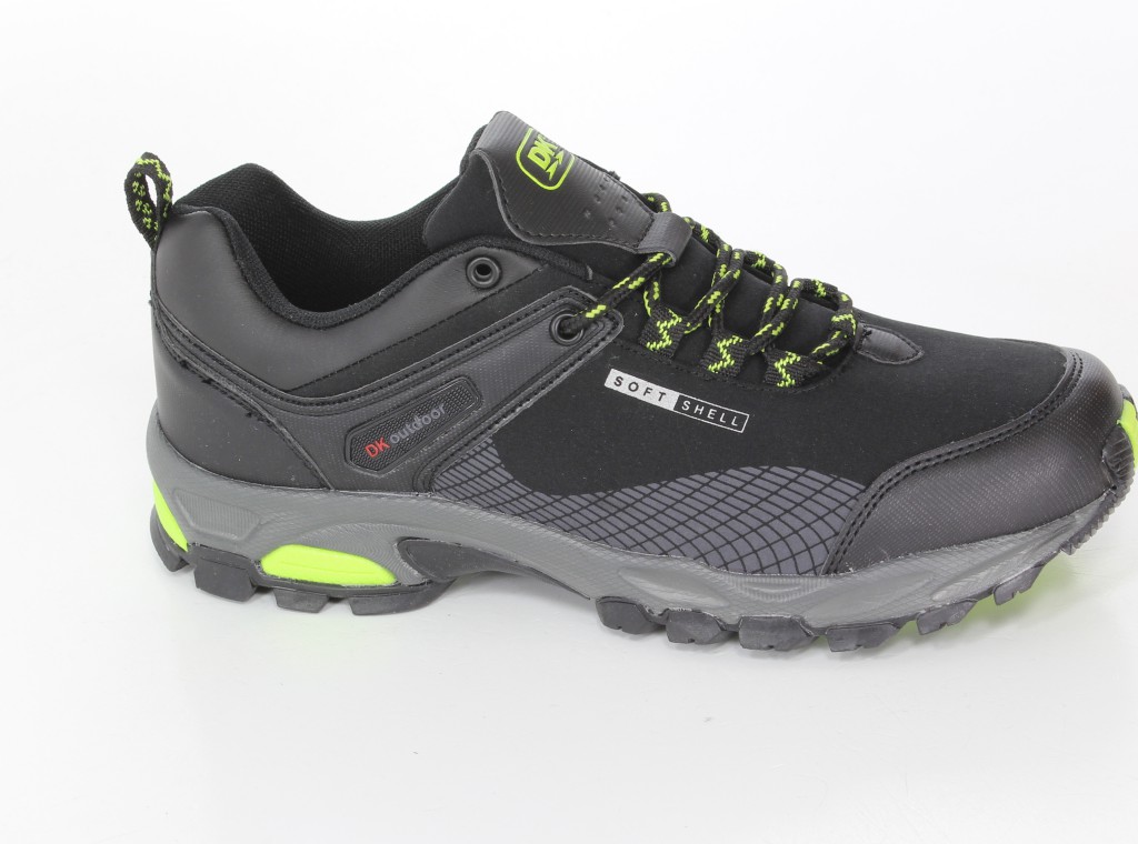 DK Półbuty DK.RW2014 Black/Lemon