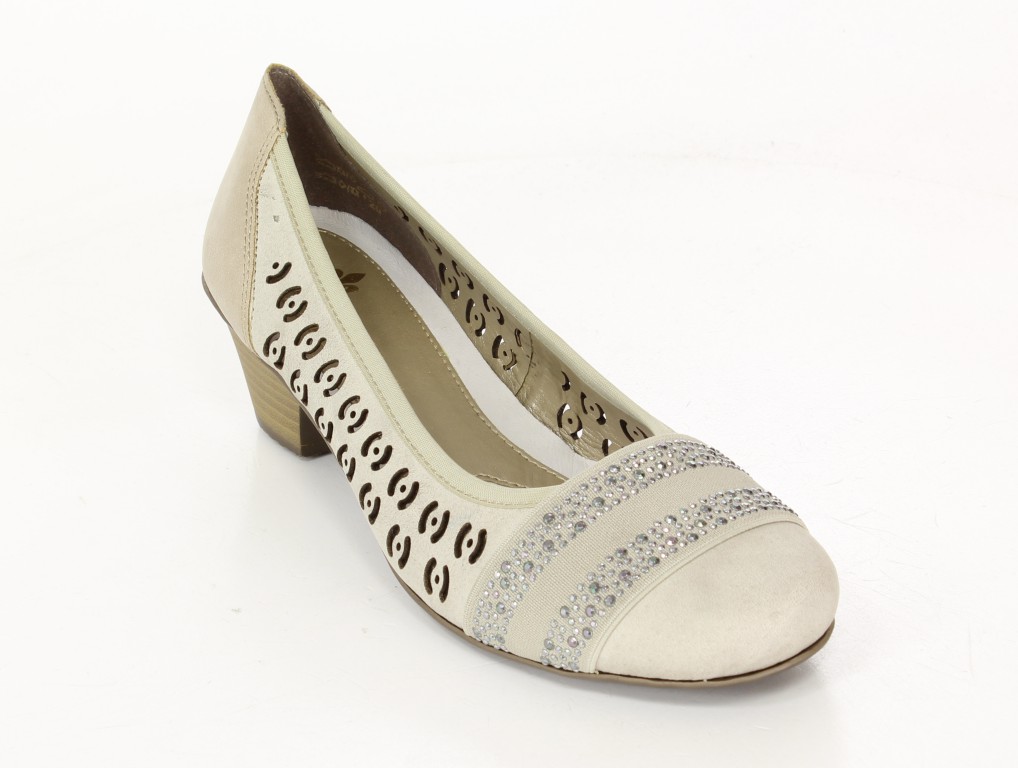 Rieker Czółenka 42376-60 Beige