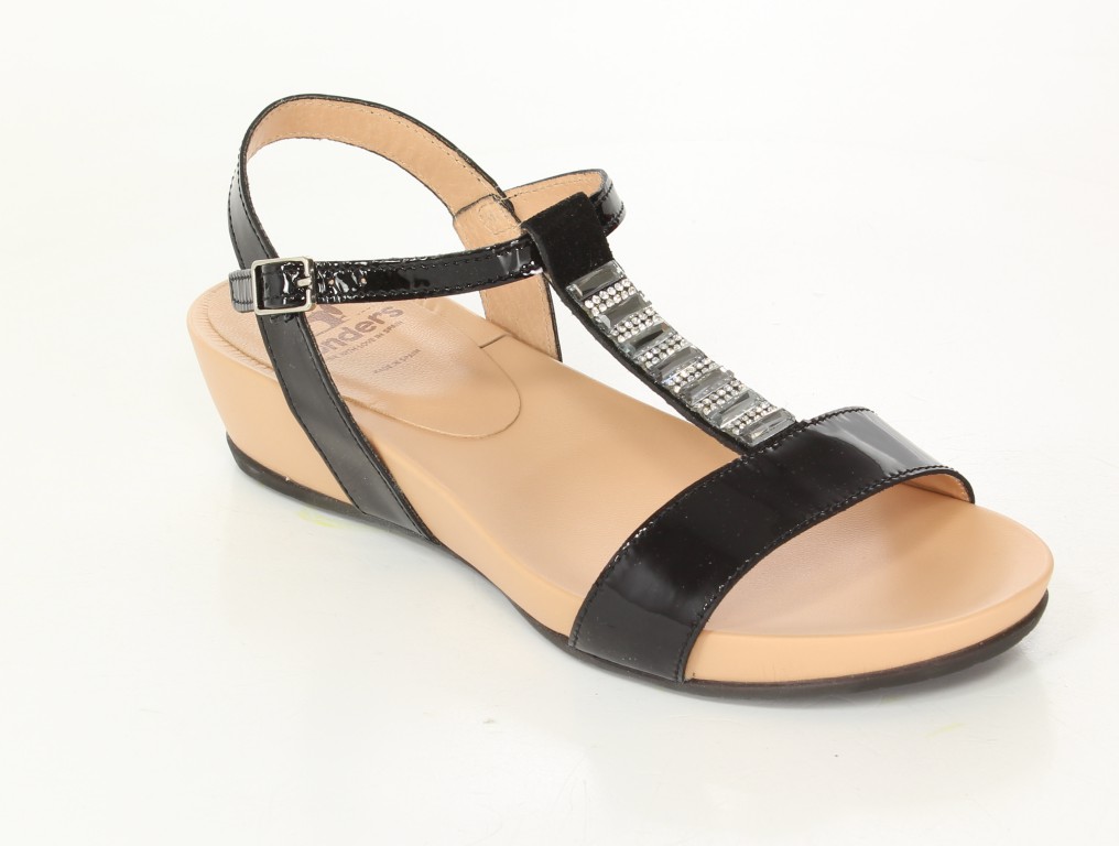 Wonders Sandały B-5926 Charol Negro