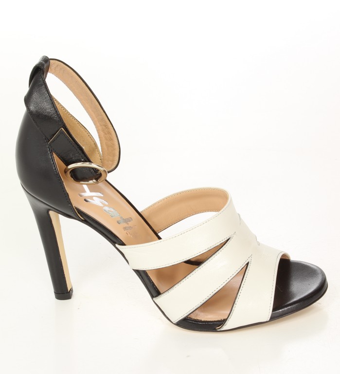 Ysatis Sandały 2031/White-Nero