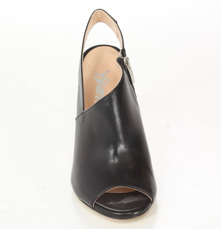 Ysatis Sandały 2037 Vitello Nero