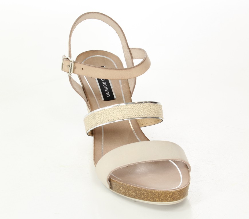 Sergio Romero Sandały 10695 Taupe