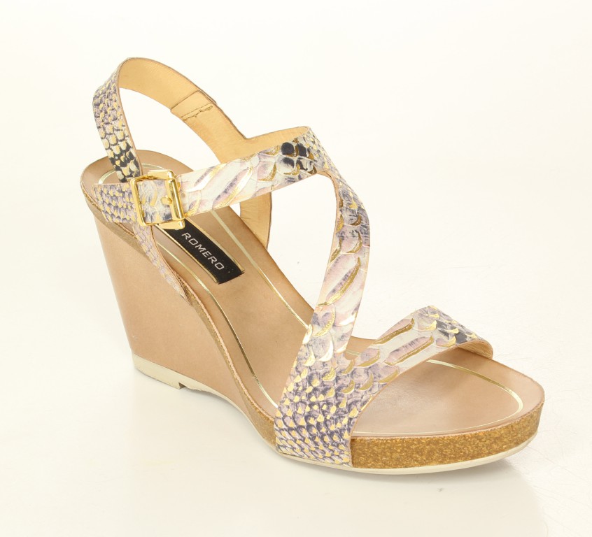 Sergio Romero Sandały 10698 Taupe/Rose