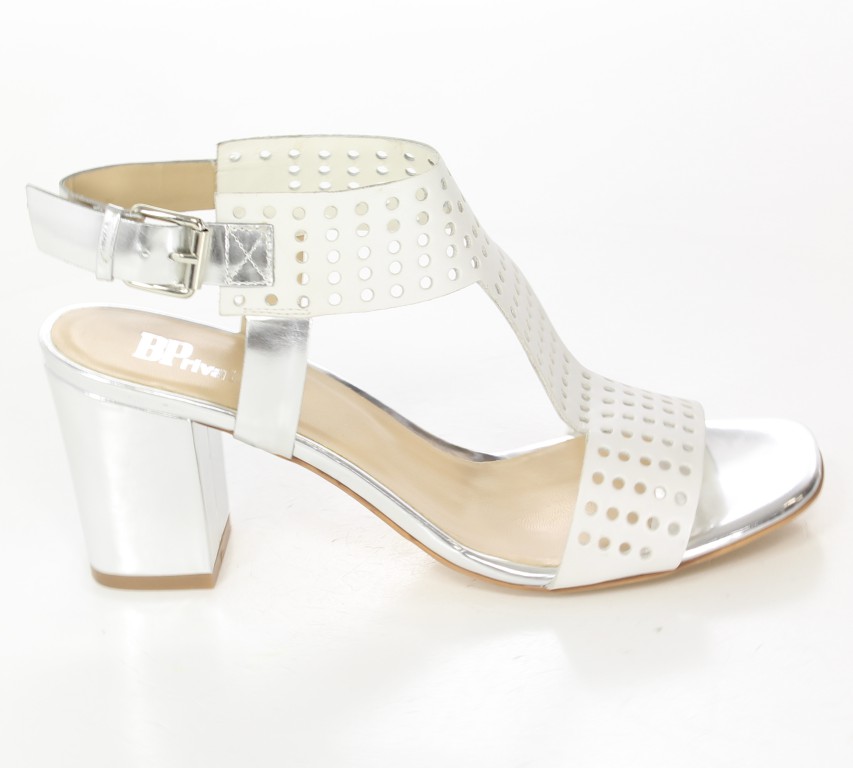 Bruno Premi by BPrivate Sandały A0900X Bianco/Argento