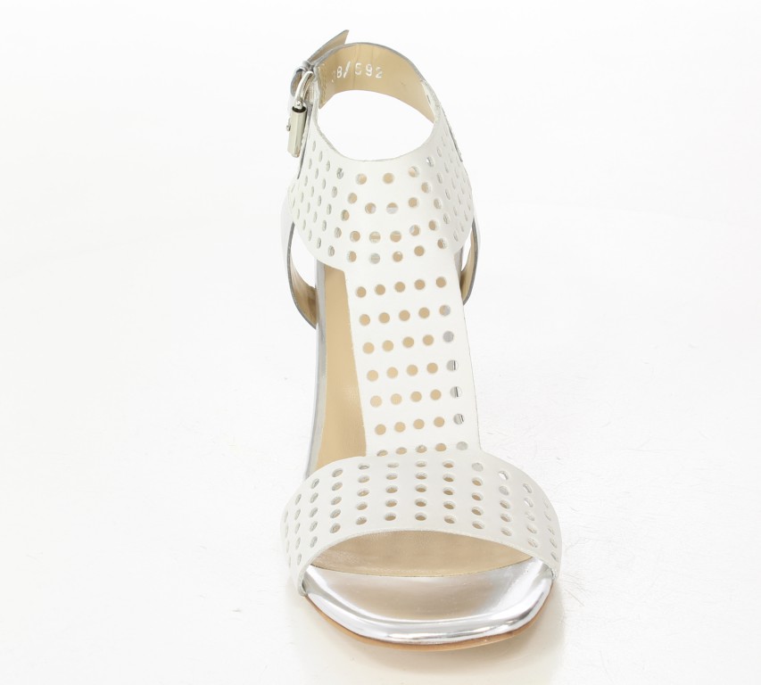 Bruno Premi by BPrivate Sandały A0900X Bianco/Argento