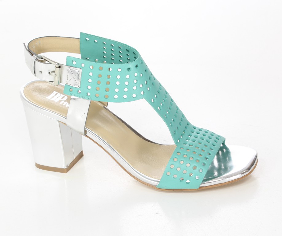 Bruno Premi by BPrivate Sandały A0900X Menta/Argento