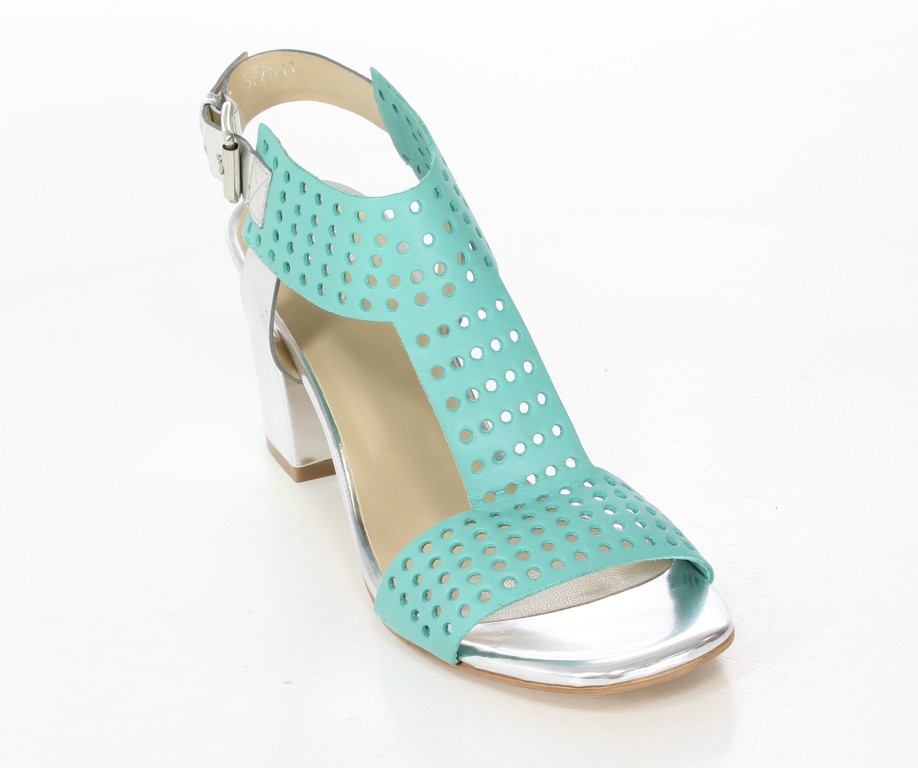 Bruno Premi by BPrivate Sandały A0900X Menta/Argento