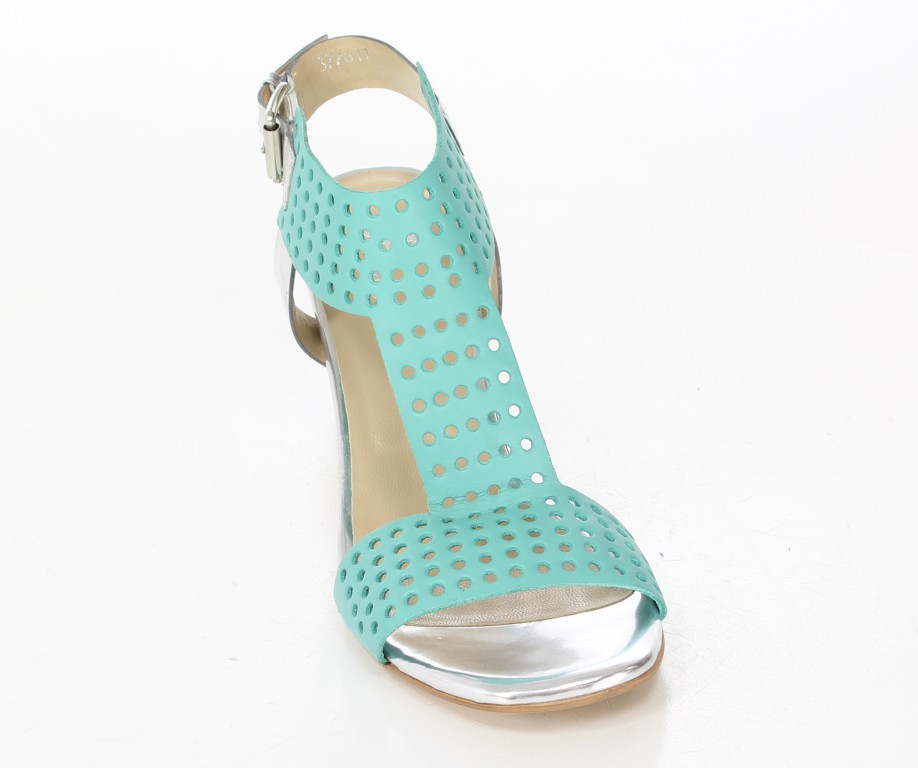 Bruno Premi by BPrivate Sandały A0900X Menta/Argento