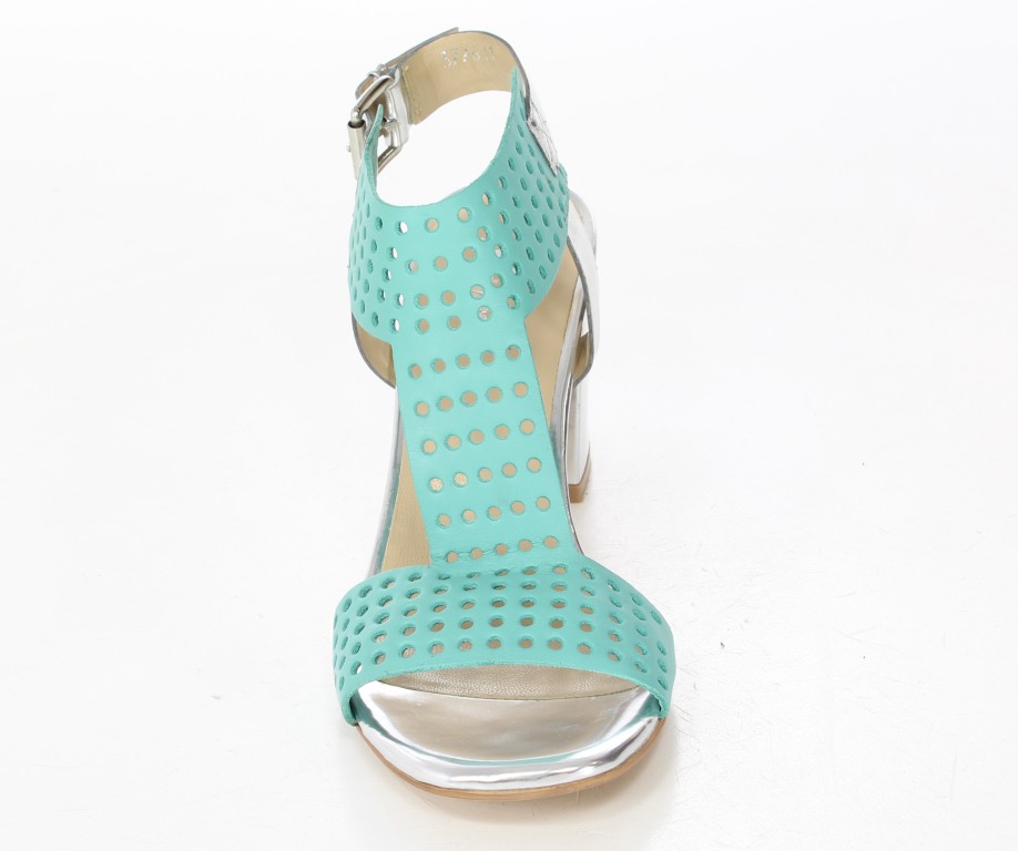 Bruno Premi by BPrivate Sandały A0900X Menta/Argento