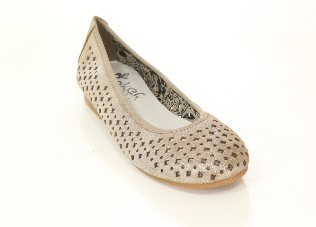 Rieker Baleriny 43457-42 Grey