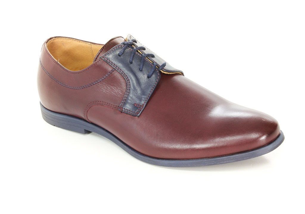 Trio Półbuty 3293 Bordo+Granat