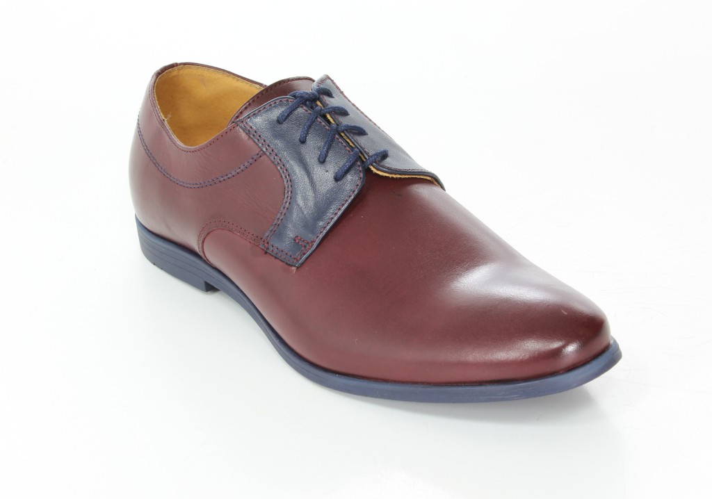 Trio Półbuty 3293 Bordo+Granat