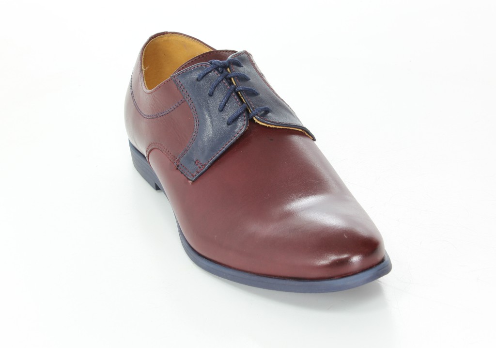 Trio Półbuty 3293 Bordo+Granat