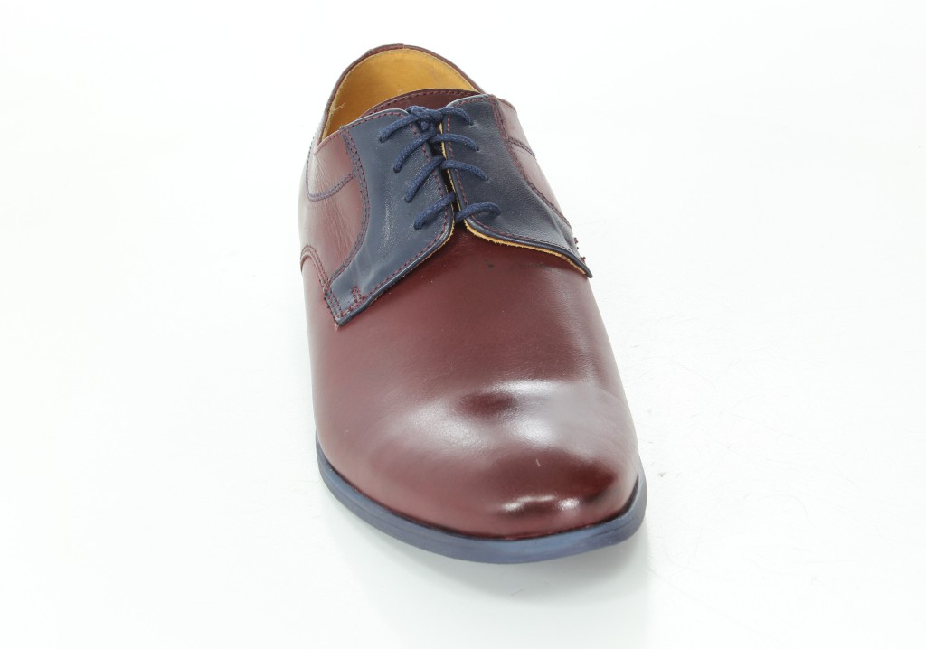 Trio Półbuty 3293 Bordo+Granat
