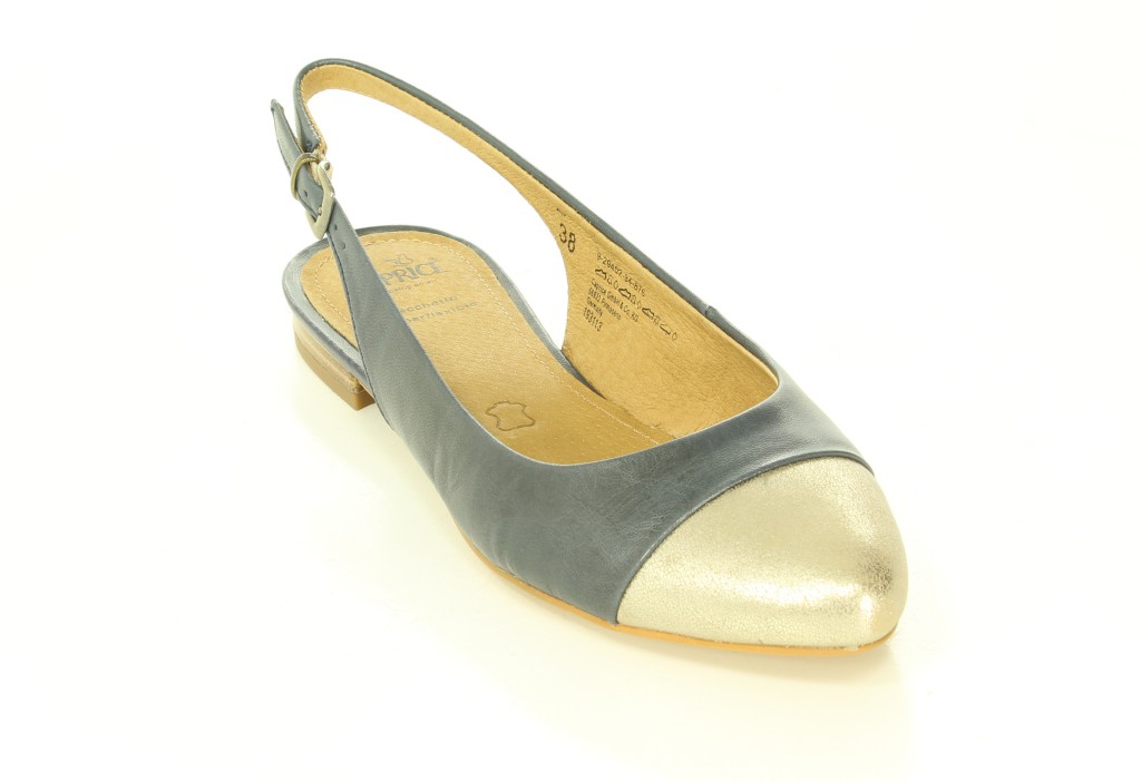 Baleriny Caprice 9-29402-34 Navy-Nappa