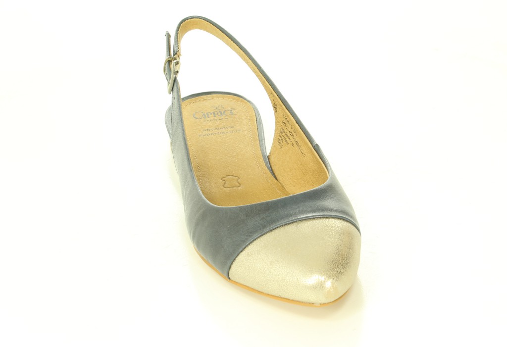 Baleriny Caprice 9-29402-34 Navy-Nappa