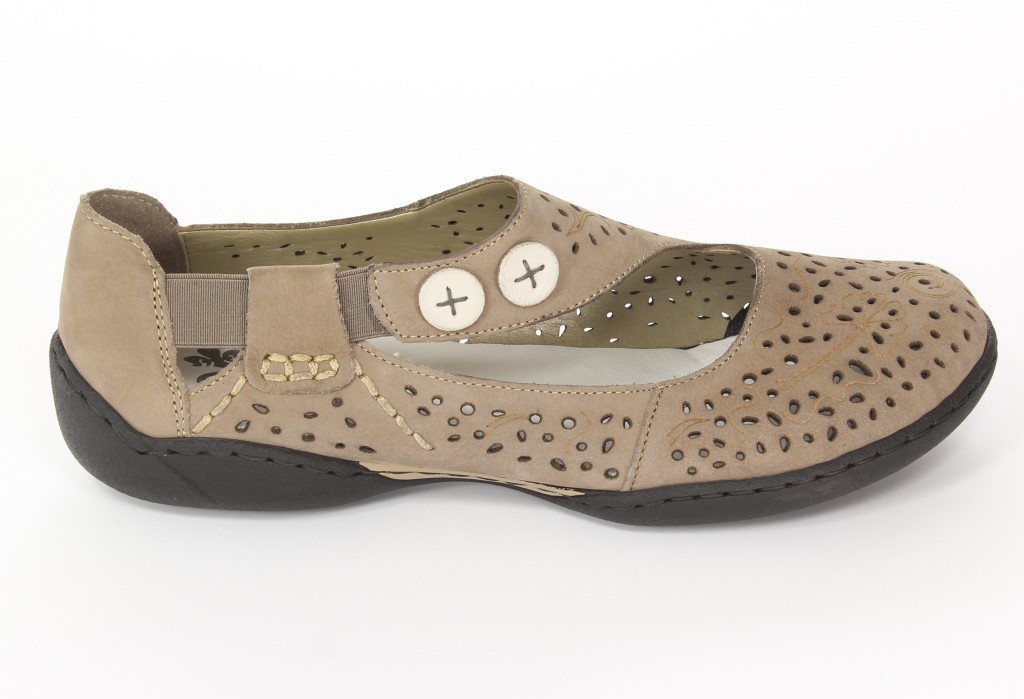 Rieker Baleriny 58867-42 Grey