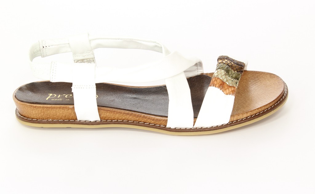 Presso Sandały B3933 Bianco Multicue Ro