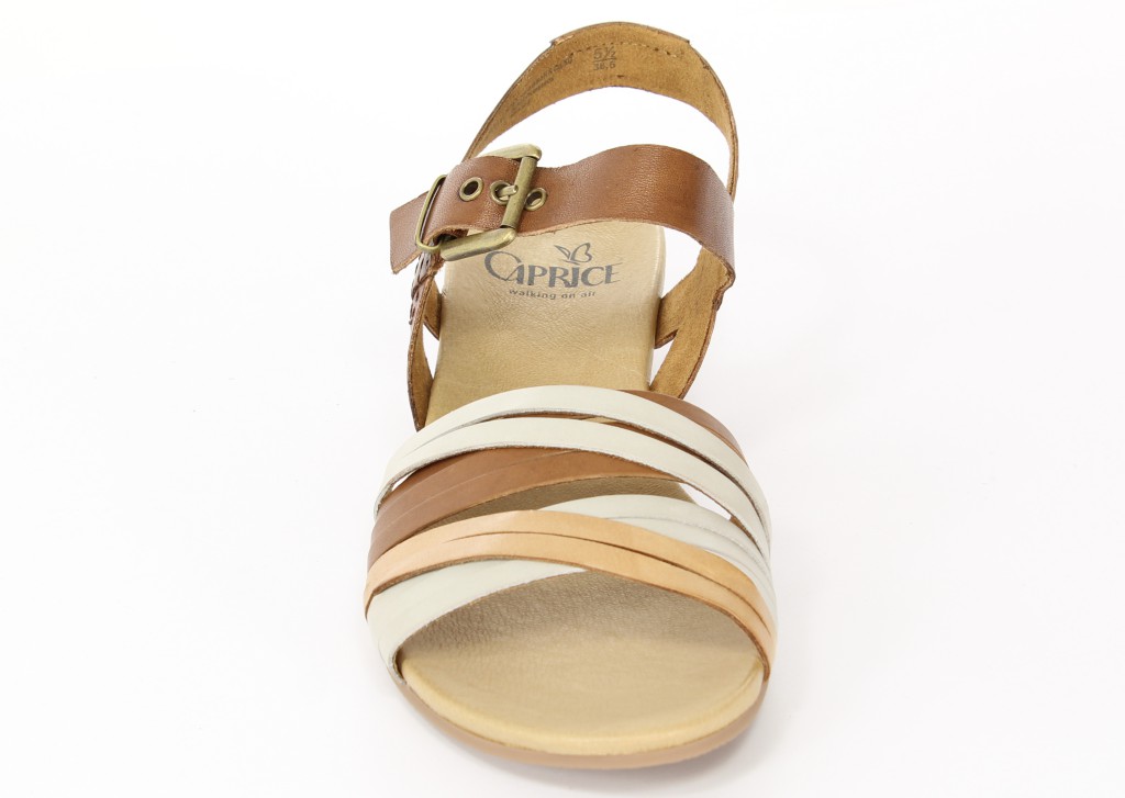 Caprice Sandały 9-28213-34 Cognac Comb