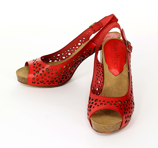 Pilar Monet Sandały 14032 Rubi