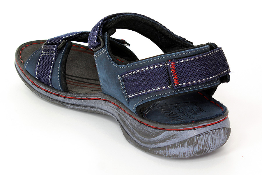 Sandały Riko 743 Granat/Czerwony