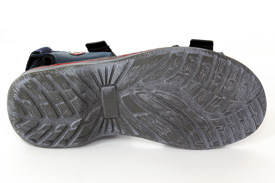 Sandały Riko 743 Granat/Czerwony