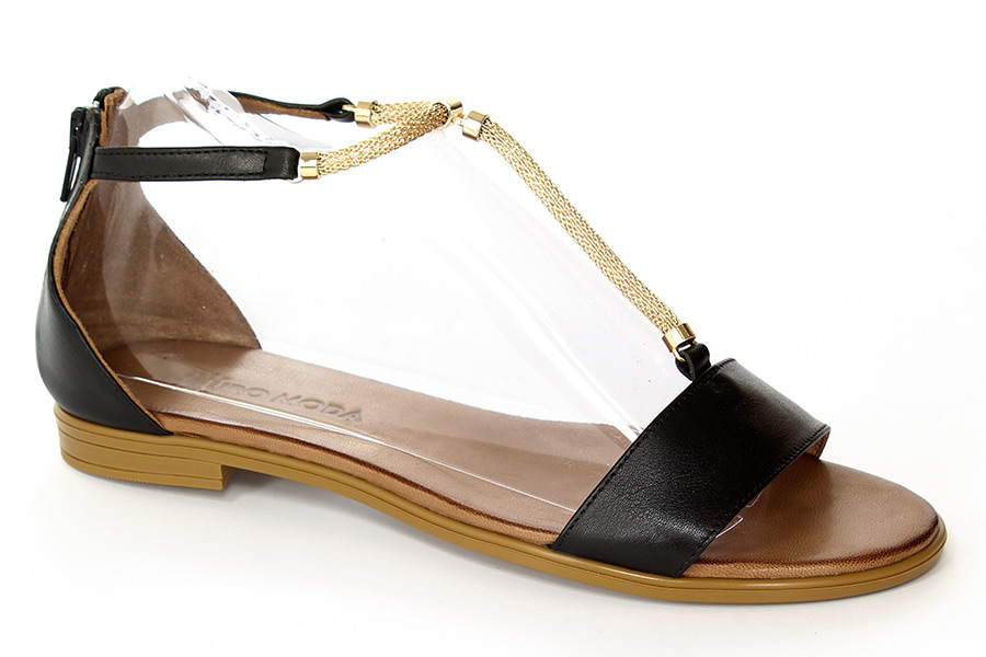 Mr.Tops Sandały 2082 Nero/Gold