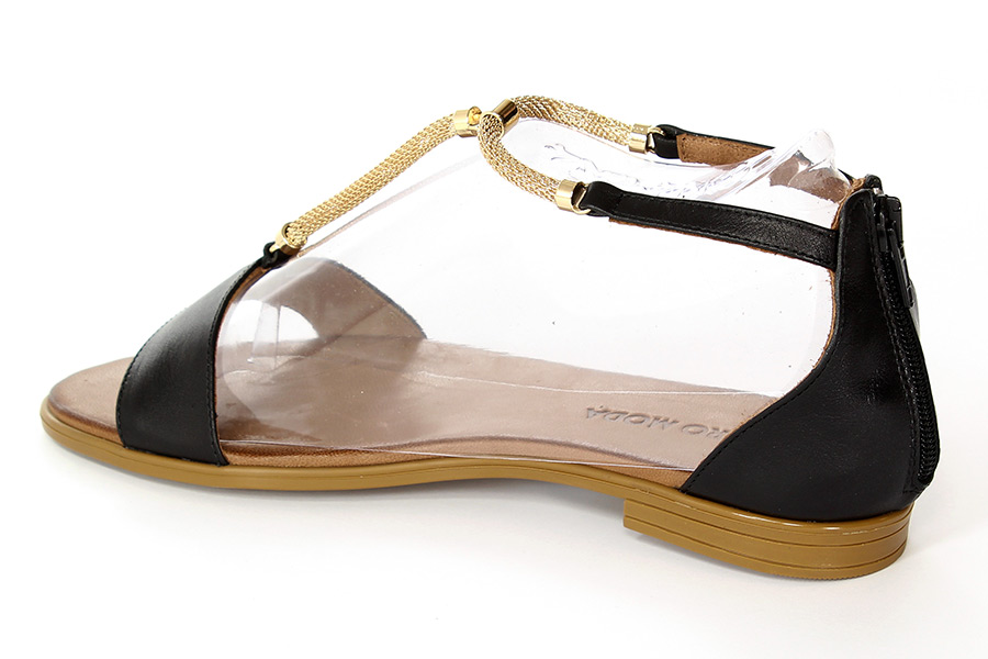 Mr.Tops Sandały 2082 Nero/Gold