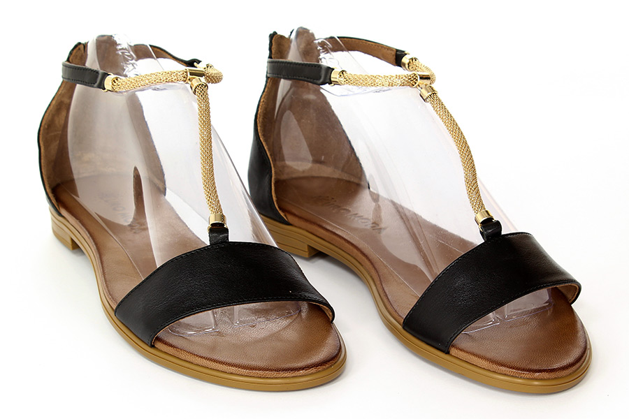 Mr.Tops Sandały 2082 Nero/Gold