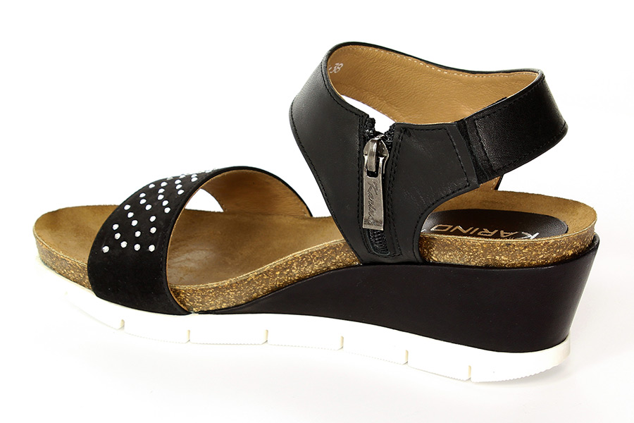 Karino Sandały 1266/090-P Czarny