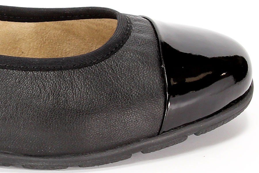 Baleriny Caprice 9-22102-26/025 Blk.Na/Blk.Pat