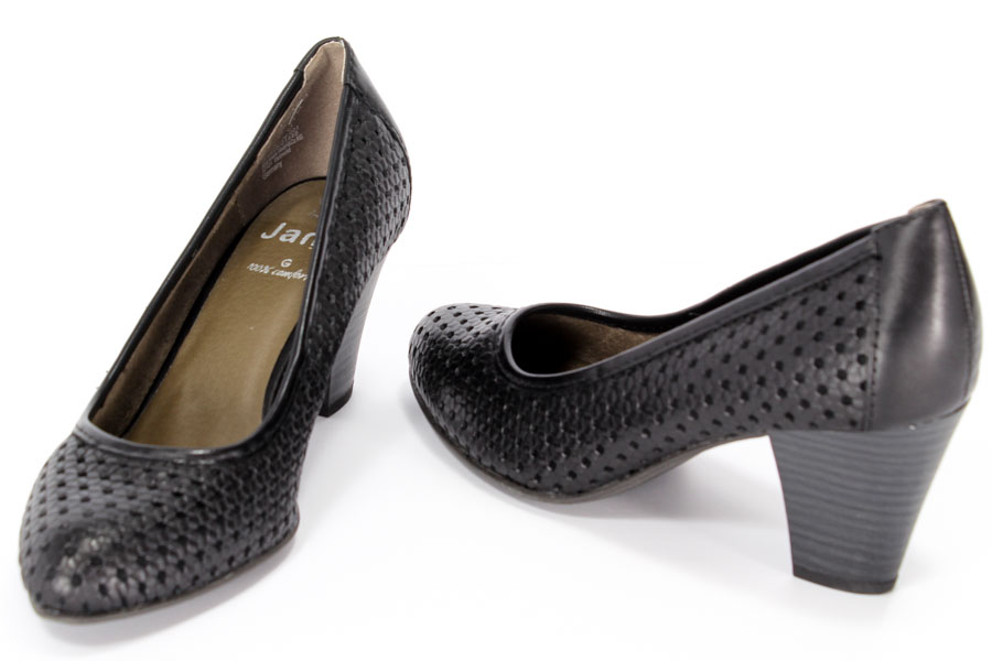 Czółenka Jana 8-22401-26 001 Black 
