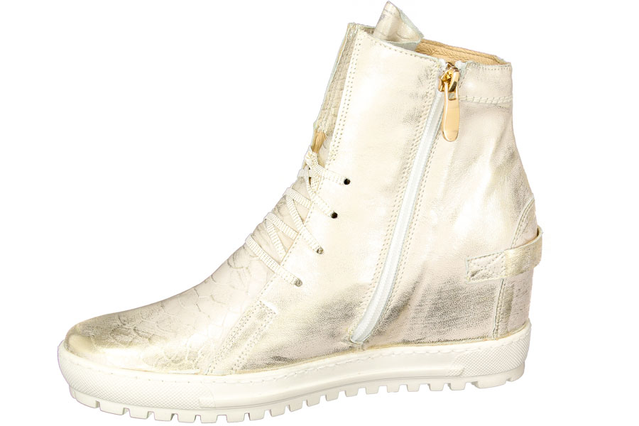 Sneakersy Eksbut 75-3975-E37/672 Złoty Licowa