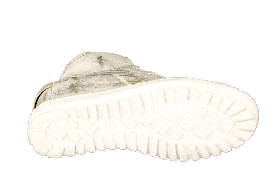 Sneakersy Eksbut 75-3975-E37/672 Złoty Licowa