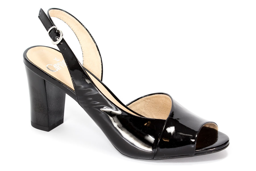 Sandały Caprice 9-28311-26 018 Black/Patent 