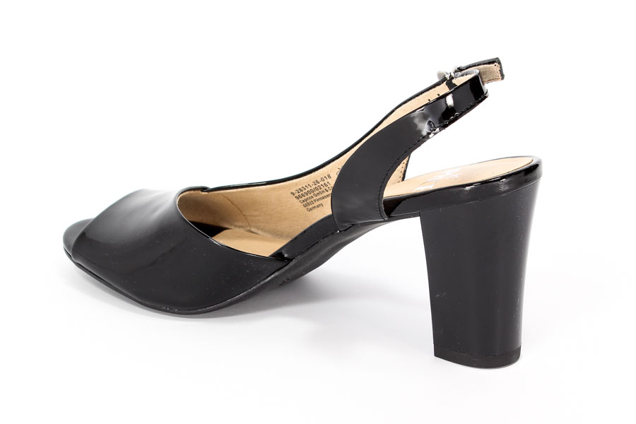 Sandały Caprice 9-28311-26 018 Black/Patent 